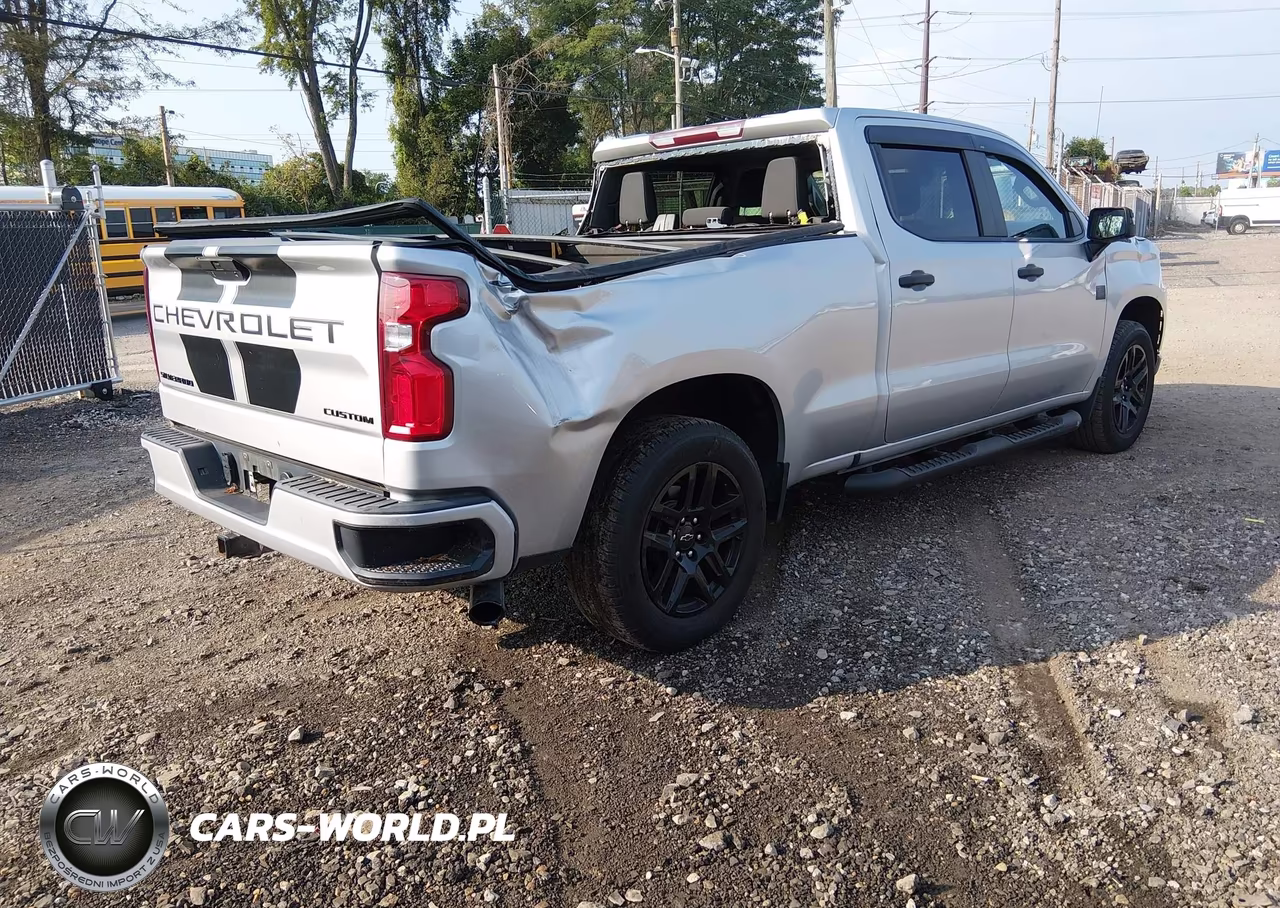 2022 Chevrolet Silverado 1500 Ltd 4Wd Standard Bed Custom VIN:1GCPYBEK9NZ164024 - 4