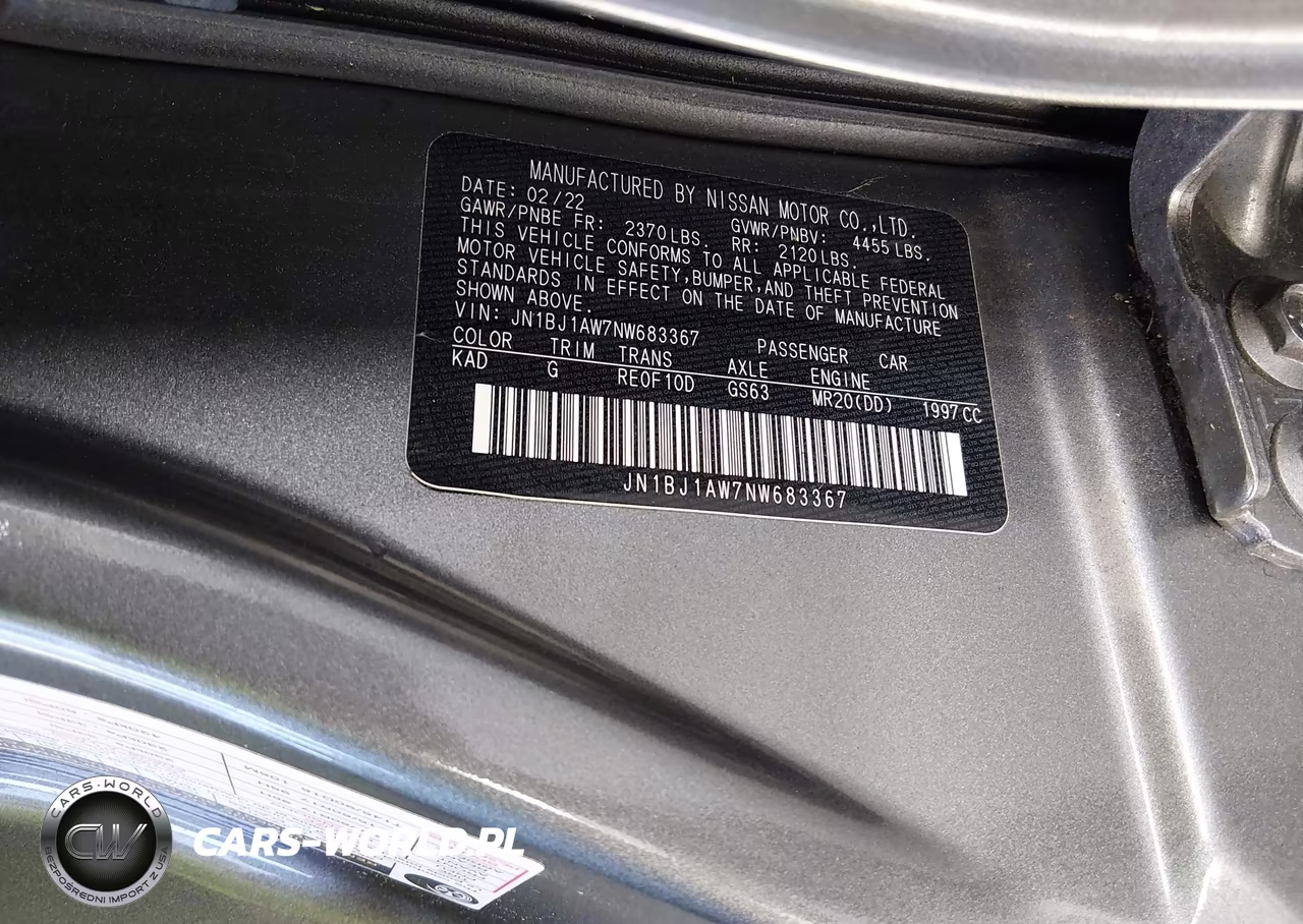 2022 Nissan Rogue Sport S Awd Xtronic Cvt VIN:JN1BJ1AW7NW683367 - 9