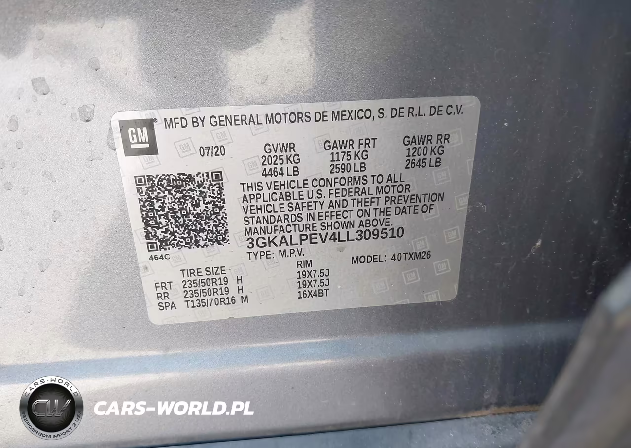 2020 GMC Terrain Fwd Slt VIN:3GKALPEV4LL309510 - 9