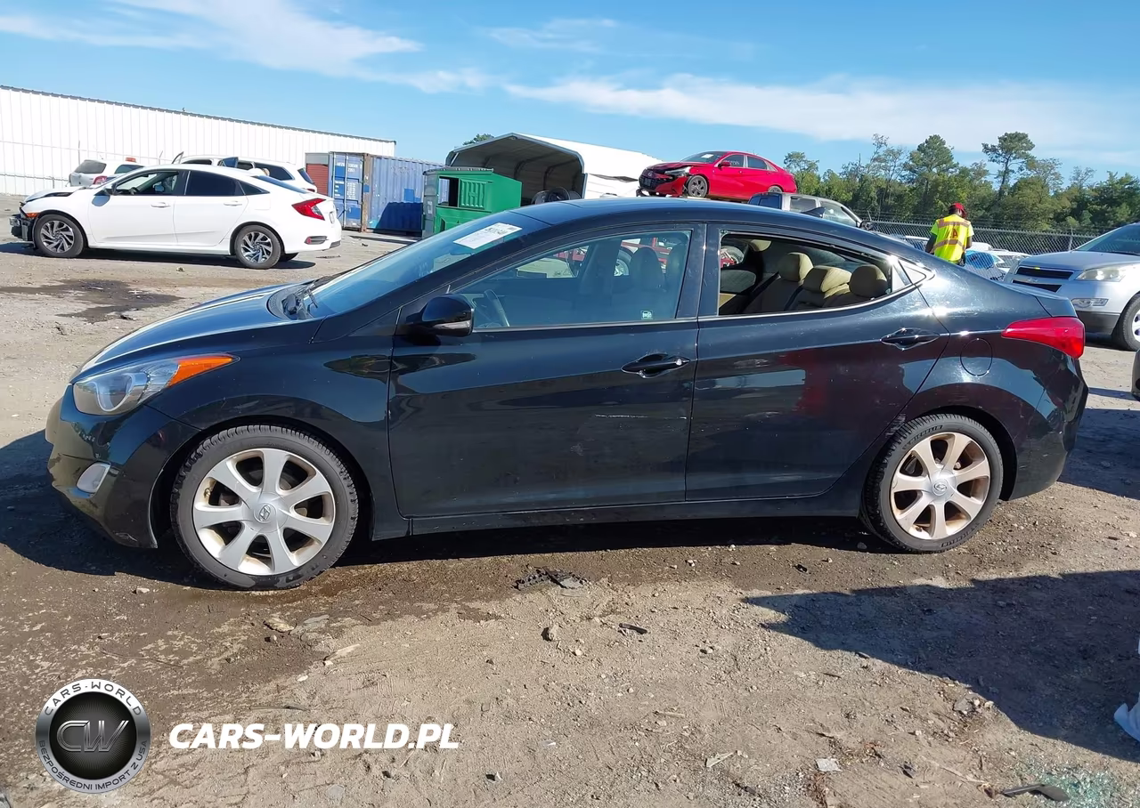 2013 Hyundai Elantra Limited VIN:5NPDH4AE5DH386614 - 14