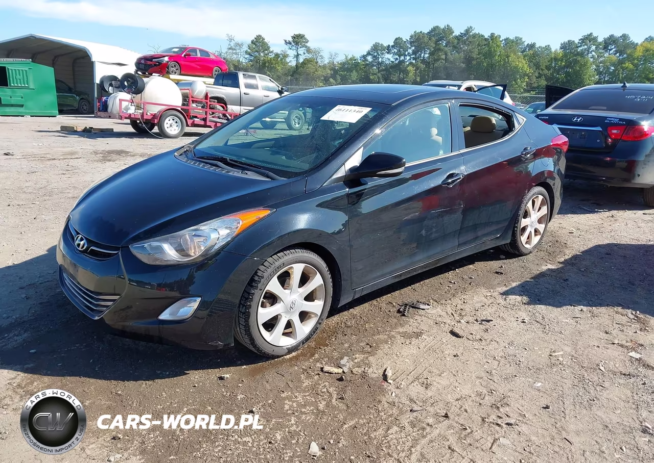 2013 Hyundai Elantra Limited VIN:5NPDH4AE5DH386614 - 2