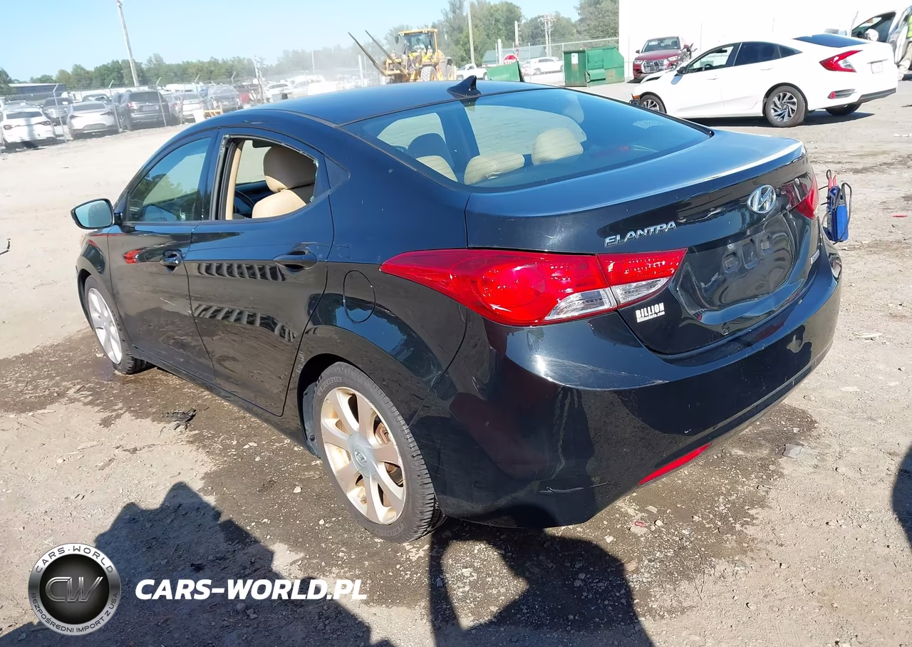 2013 Hyundai Elantra Limited VIN:5NPDH4AE5DH386614 - 3