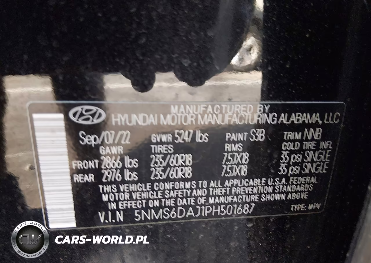 2023 Hyundai Santa Fe Xrt VIN:5NMS6DAJ1PH501687 - 9