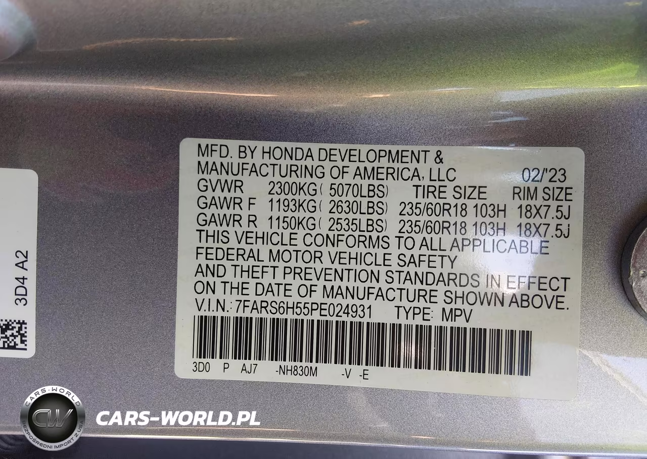 2023 Honda Cr-V Hybrid Sport VIN:7FARS6H55PE024931 - 9