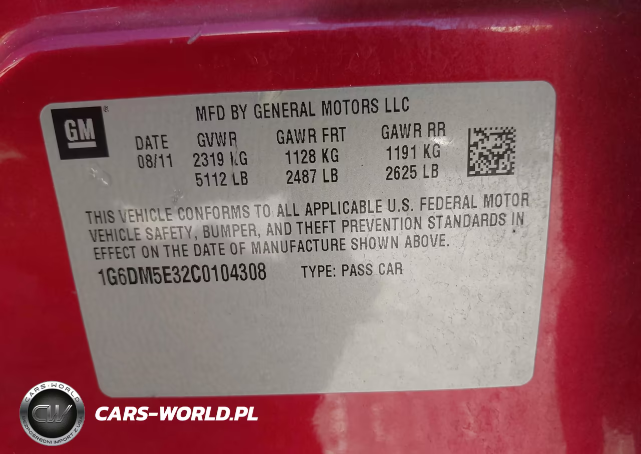 2012 Cadillac Cts Performance VIN:1G6DM5E32C0104308 - 9