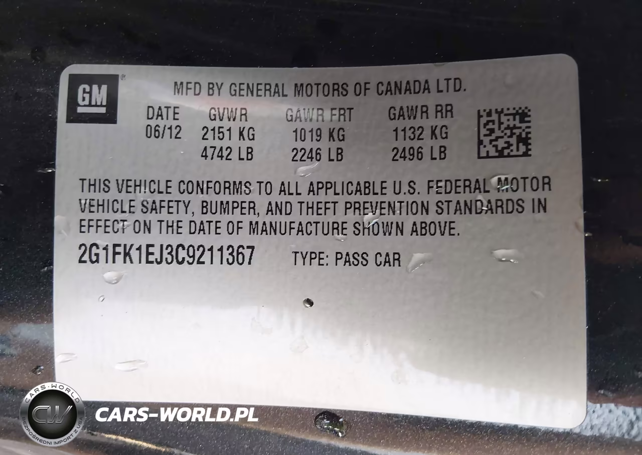 2012 Chevrolet Camaro 2Ss VIN:2G1FK1EJ3C9211367 - 9
