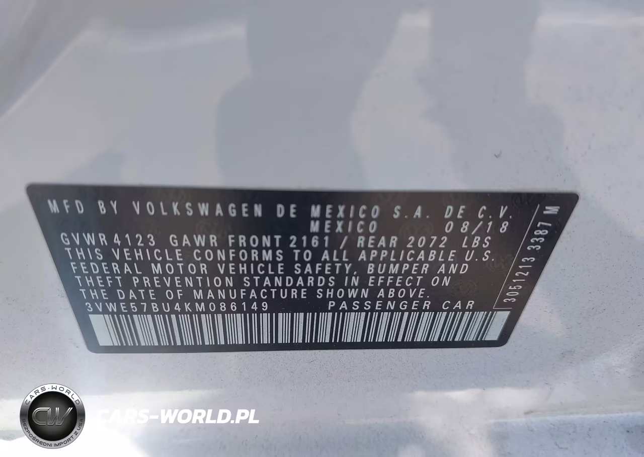 2019 Volkswagen Jetta 1.4T Sel VIN:3VWE57BU4KM086149 - 9