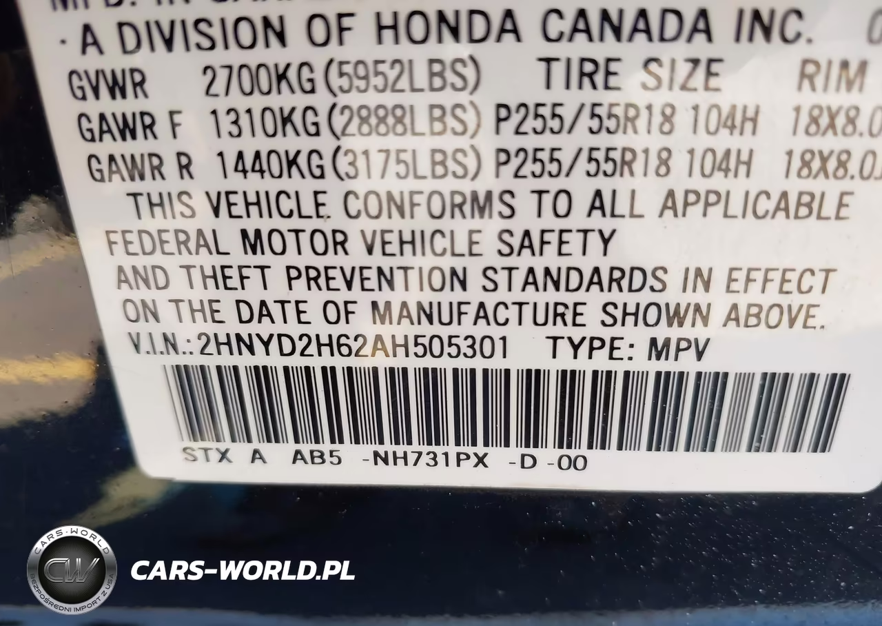 2010 Acura Mdx Technology Package VIN:2HNYD2H62AH505301 - 9