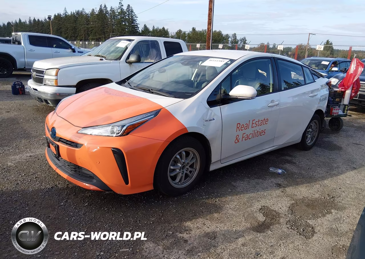 2019 Toyota Prius Le VIN:JTDKARFU8K3100255 - 2