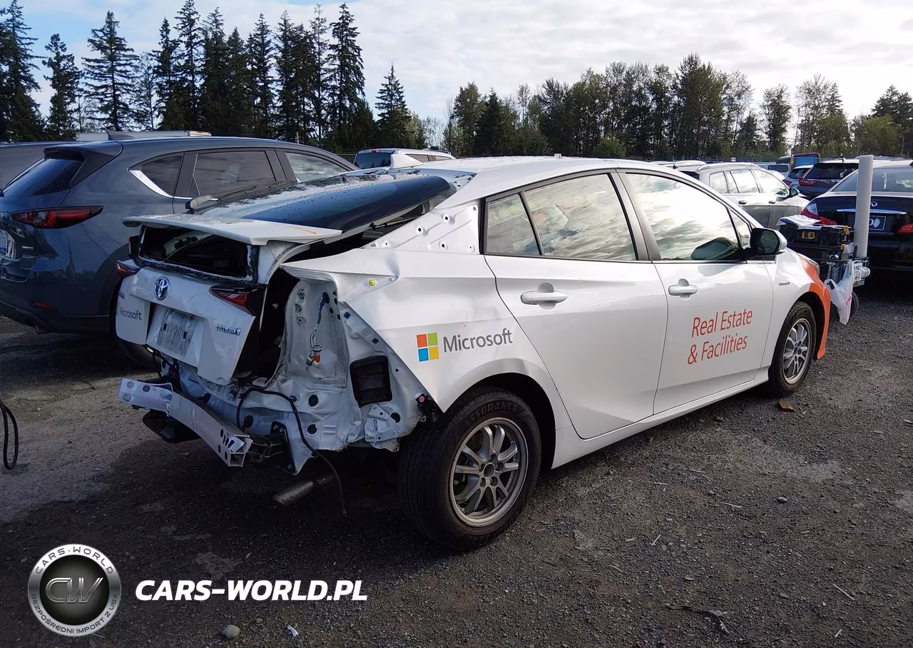 2019 Toyota Prius Le VIN:JTDKARFU8K3100255 - 4