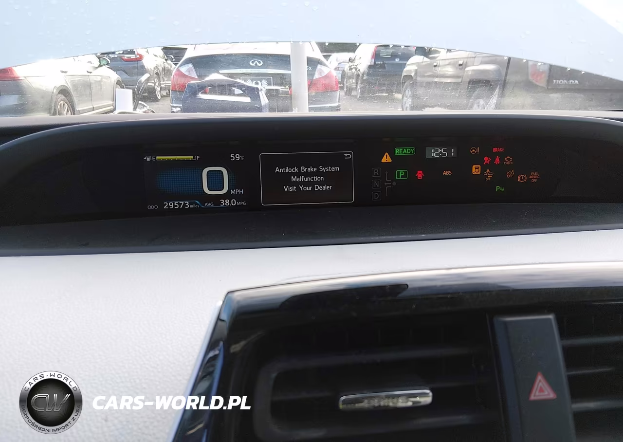 2019 Toyota Prius Le VIN:JTDKARFU8K3100255 - 7