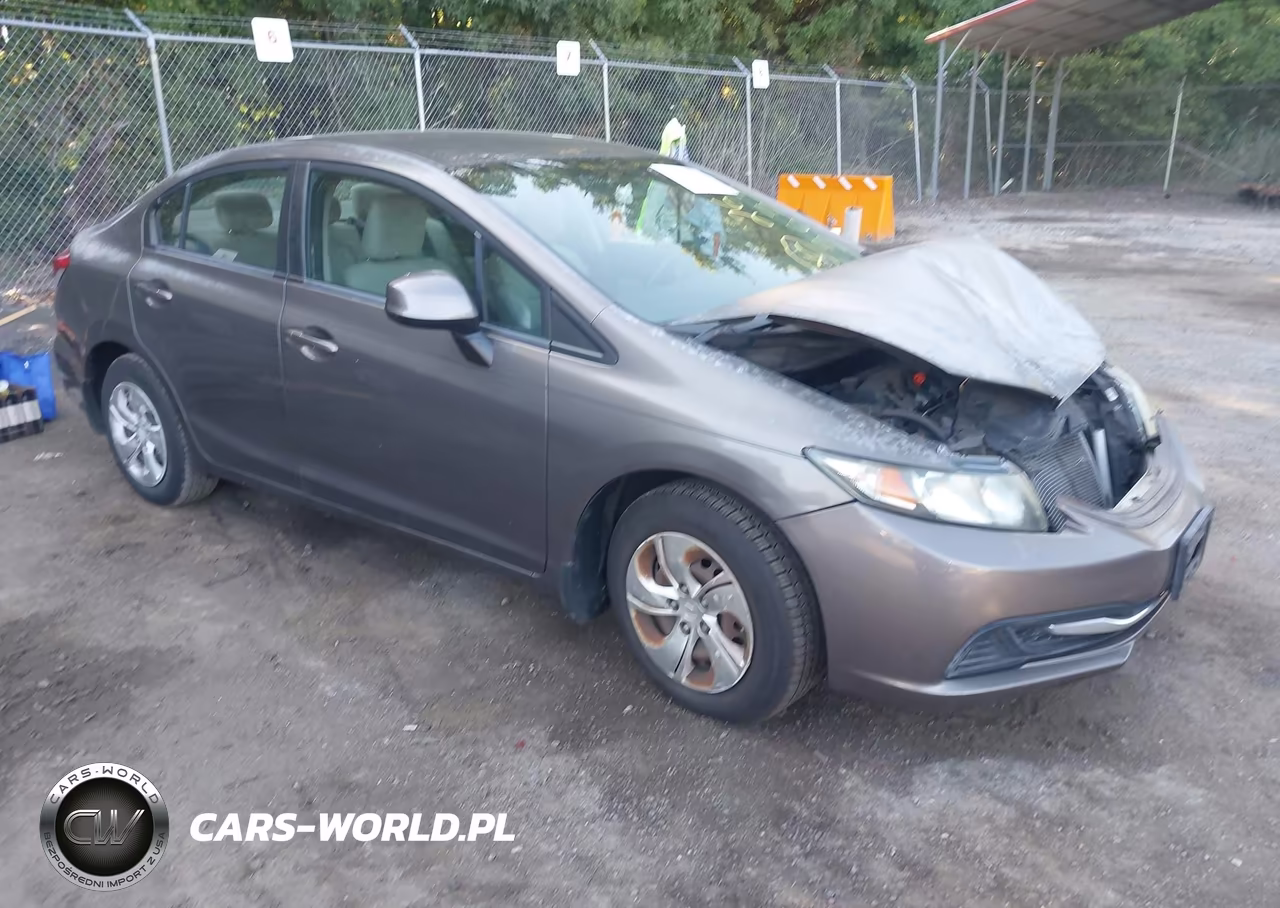 2013 Honda Civic Lx VIN:2HGFB2F52DH574198 - 1