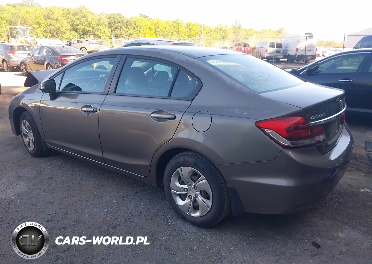 2013 Honda Civic Lx VIN:2HGFB2F52DH574198 - 3