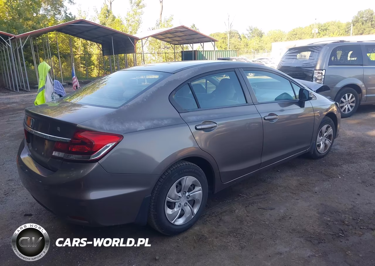 2013 Honda Civic Lx VIN:2HGFB2F52DH574198 - 4