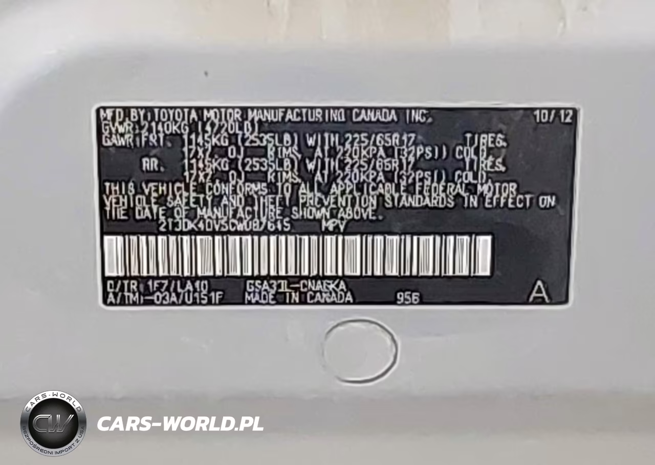 2012 Toyota Rav4 Limited V6 VIN:2T3DK4DV5CW087645 - 9