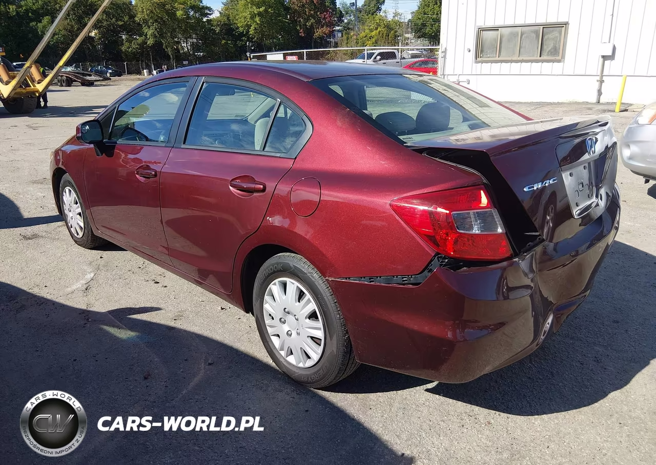 2012 Honda Civic Lx VIN:2HGFB2F53CH553259 - 3