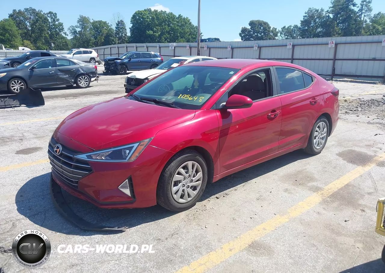 2020 Hyundai Elantra Se VIN:KMHD74LF9LU105648 - 2