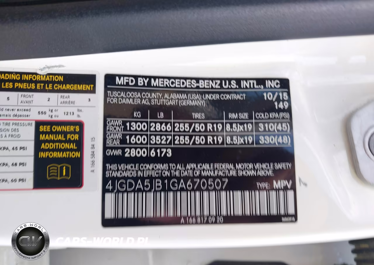 2016 Mercedes-Benz Gle 350 VIN:4JGDA5JB1GA670507 - 9