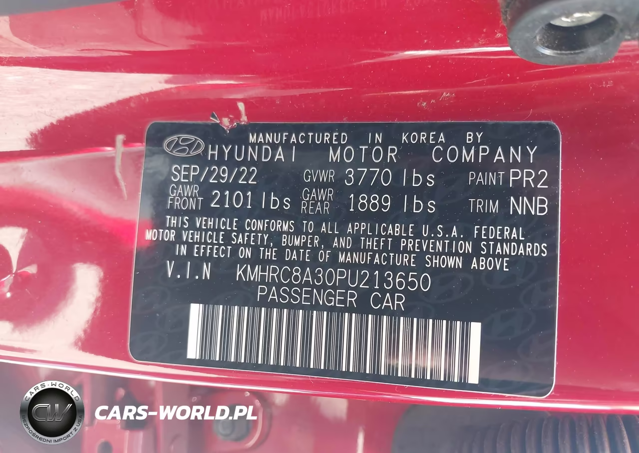 2023 Hyundai Venue Sel VIN:KMHRC8A30PU213650 - 9