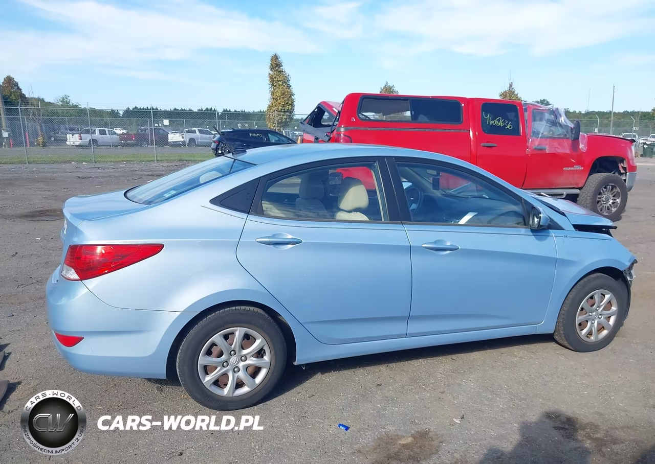 2012 Hyundai Accent Gls VIN:KMHCT4AE6CU207085 - 13