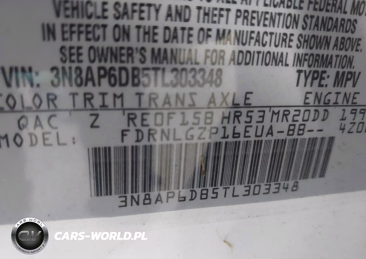 2026 Nissan Kicks Sr VIN:3N8AP6DB5TL303348 - 9