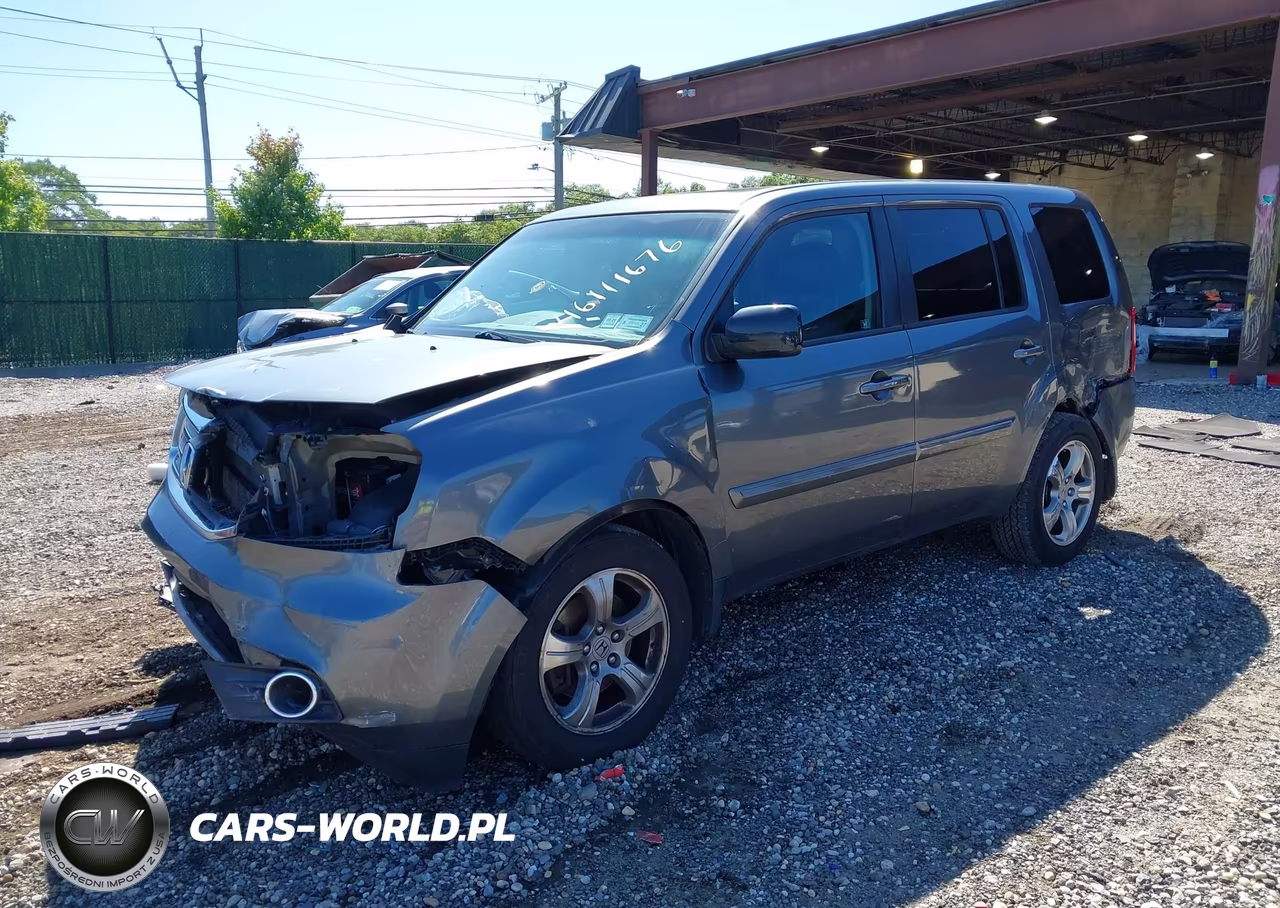 2012 Honda Pilot Ex-L VIN:5FNYF4H56CB054711 - 2