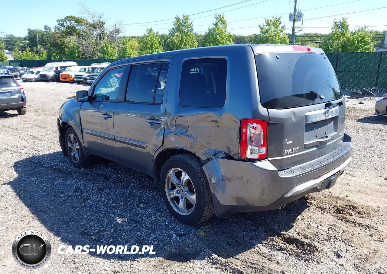 2012 Honda Pilot Ex-L VIN:5FNYF4H56CB054711 - 3