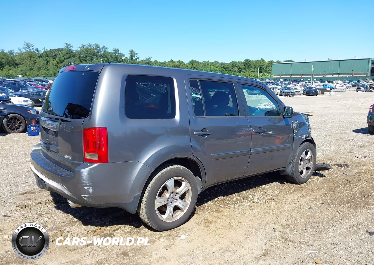 2012 Honda Pilot Ex-L VIN:5FNYF4H56CB054711 - 4