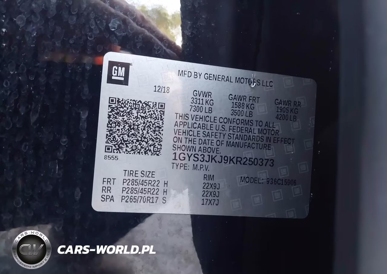 2019 Cadillac Escalade Esv Premium Luxury VIN:1GYS3JKJ9KR250373 - 9