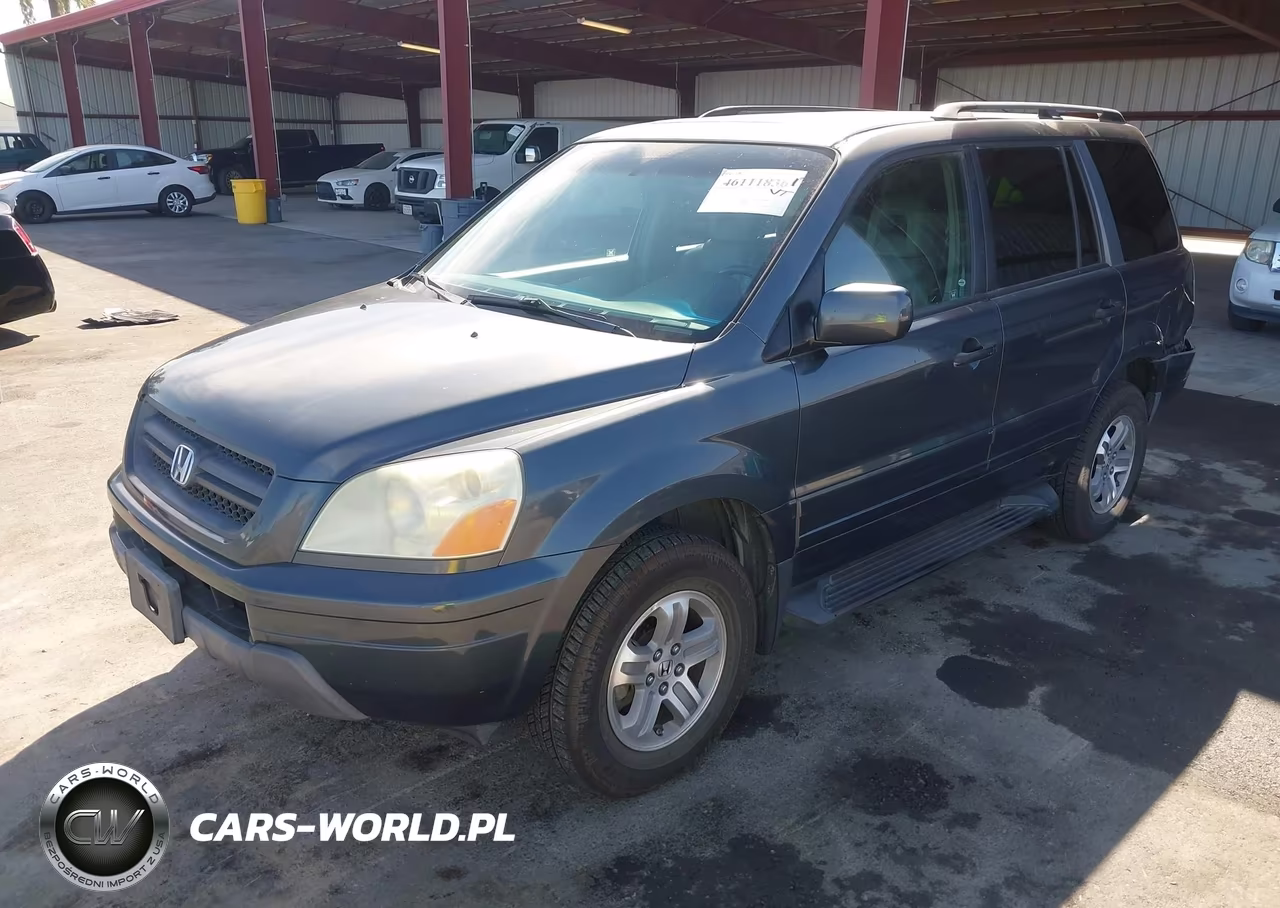 2005 Honda Pilot Ex-L VIN:2HKYF18745H551051 - 2