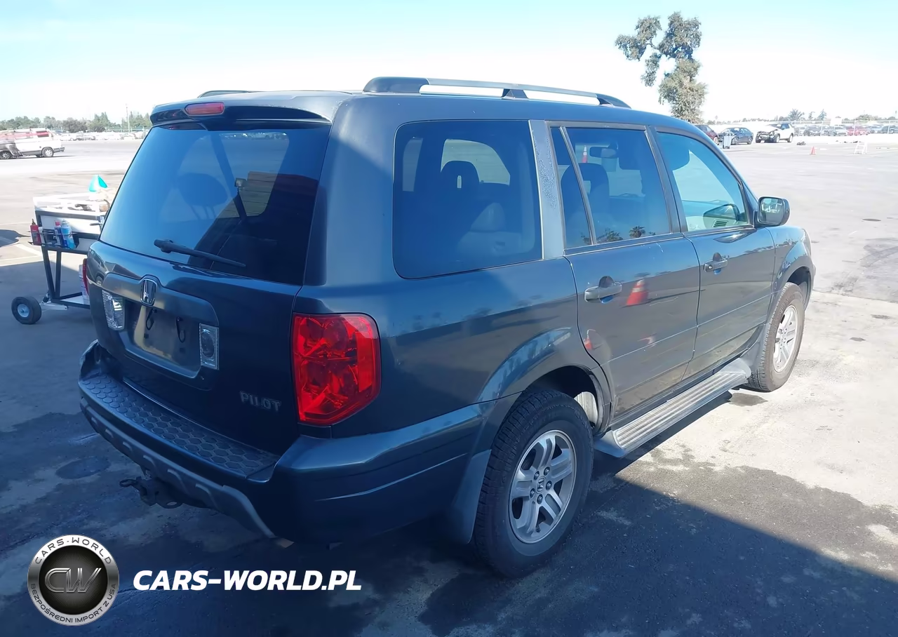 2005 Honda Pilot Ex-L VIN:2HKYF18745H551051 - 4