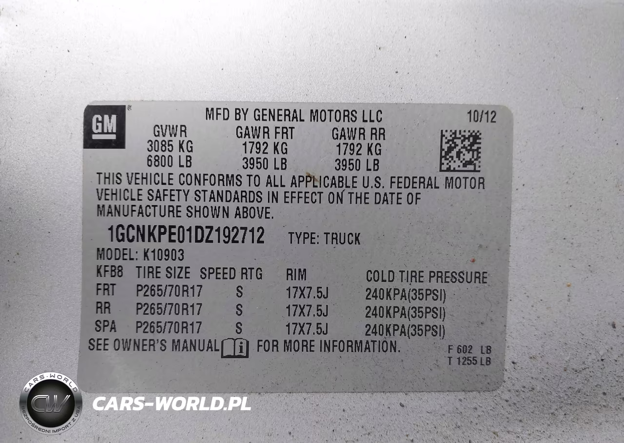 2013 Chevrolet Silverado 1500 Work Truck VIN:1GCNKPE01DZ192712 - 9