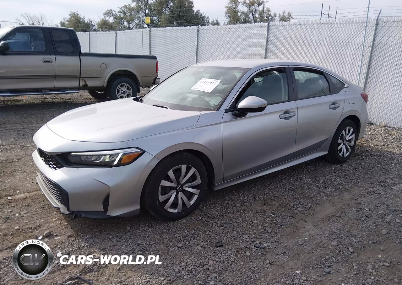 2025 Honda Civic Lx VIN:2HGFE2F23SH601208 - 2