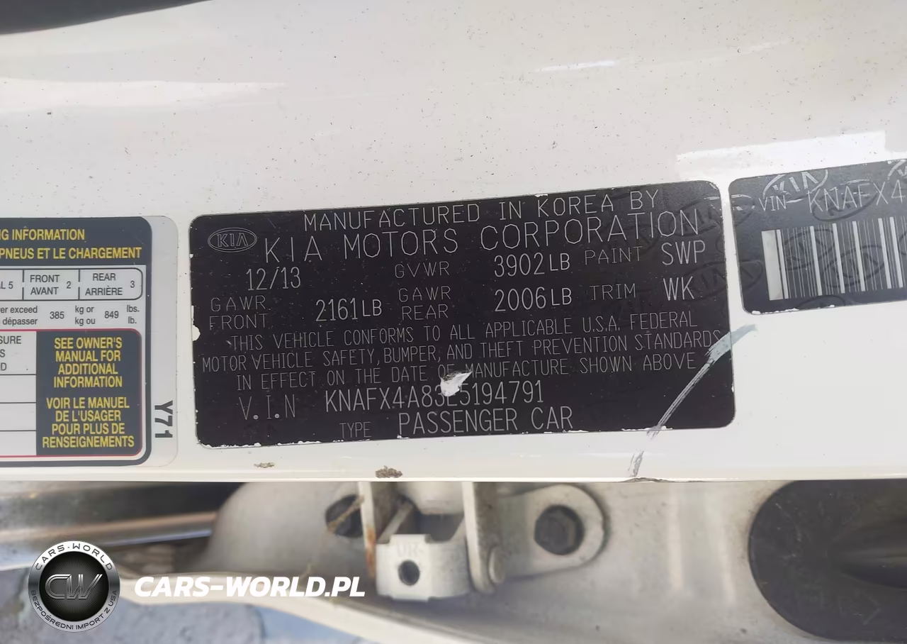 2014 Kia Forte Ex VIN:KNAFX4A83E5194791 - 9