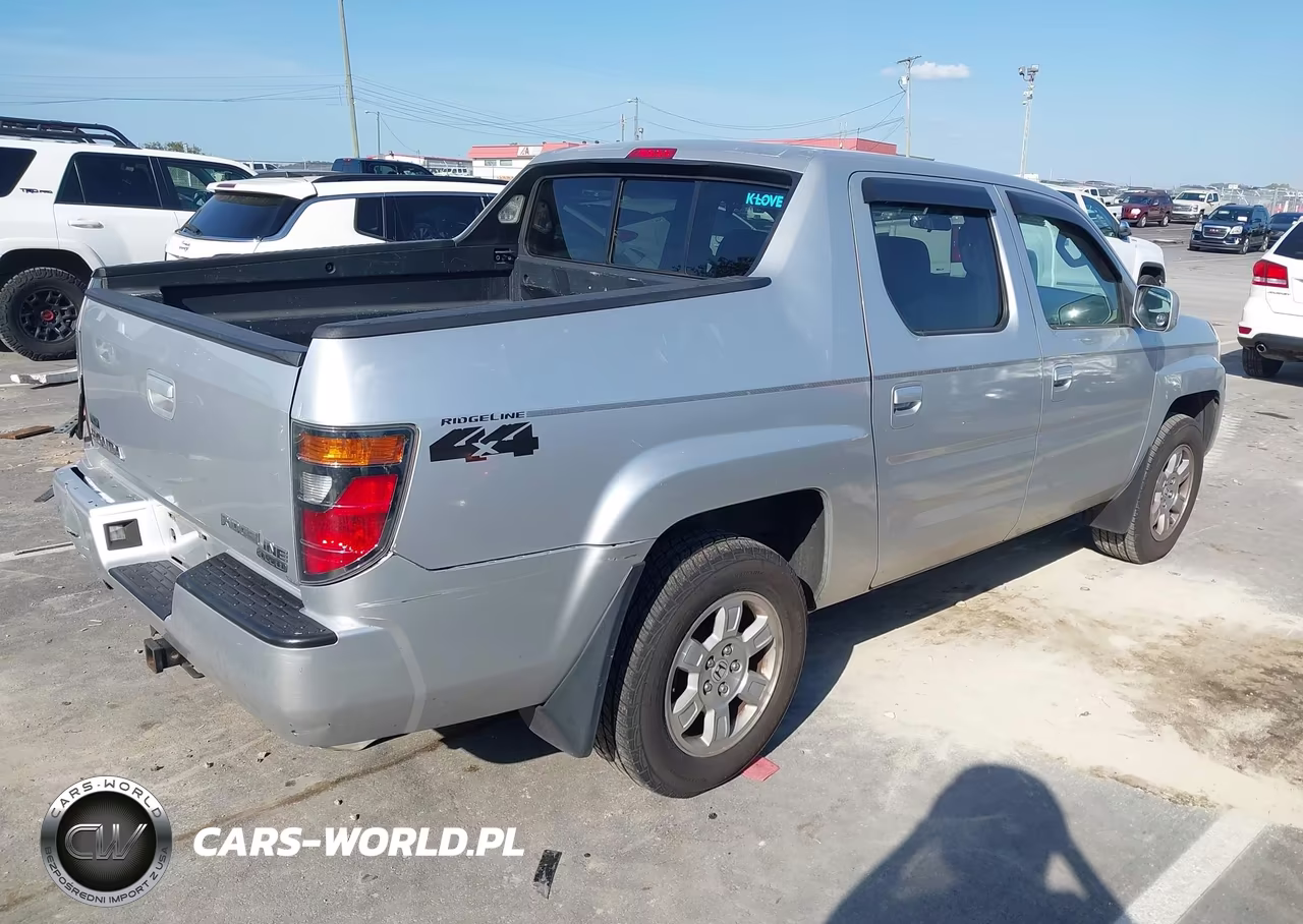 2008 Honda Ridgeline Rts VIN:2HJYK16478H513729 - 4