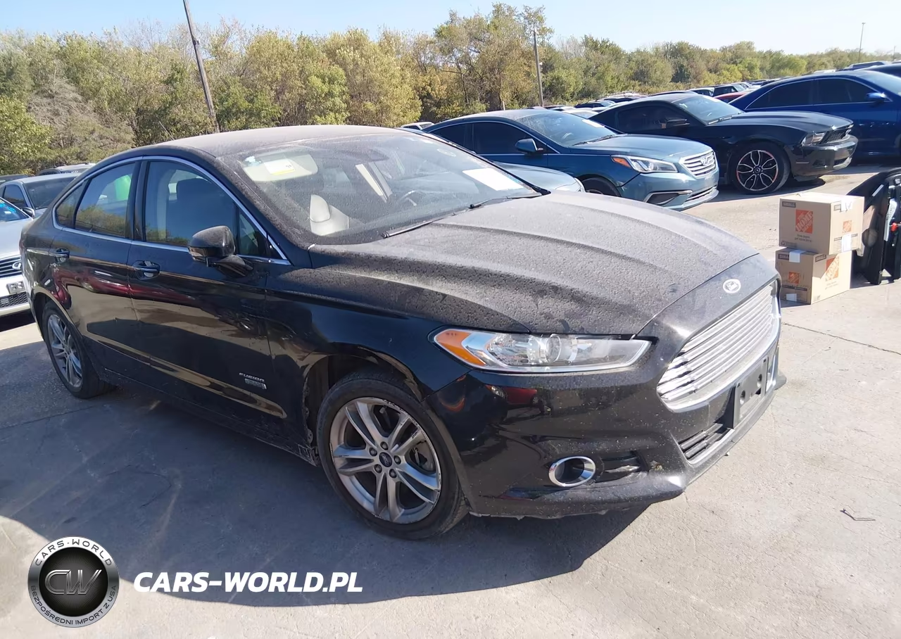2016 Ford Fusion Energi Titanium VIN:3FA6P0SU4GR134046 - 1