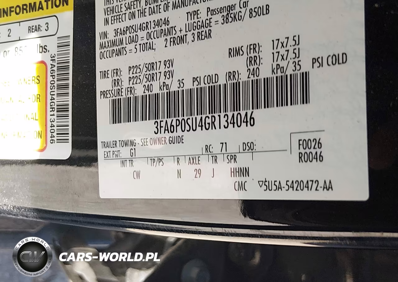 2016 Ford Fusion Energi Titanium VIN:3FA6P0SU4GR134046 - 9