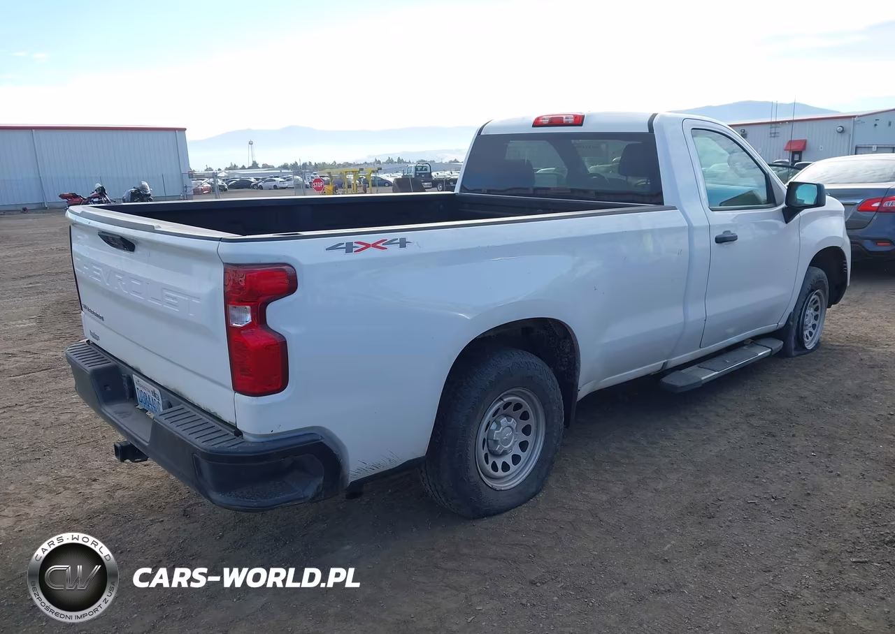 2022 Chevrolet Silverado 1500 4Wd Long Bed Wt VIN:3GCNDAED1NG509822 - 4