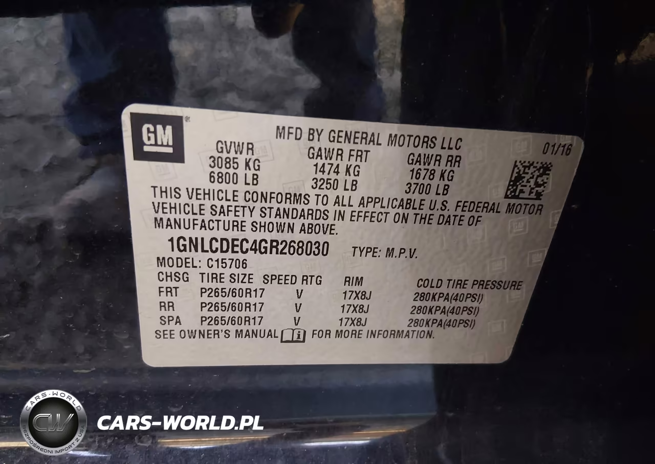 2016 Chevrolet Tahoe Commercial Fleet VIN:1GNLCDEC4GR268030 - 9