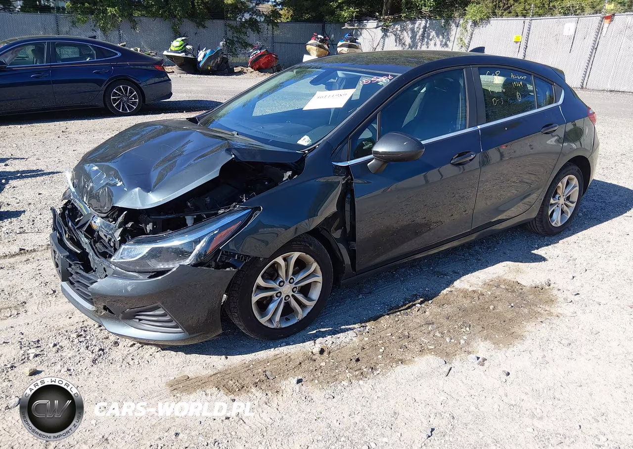 2019 Chevrolet Cruze Lt VIN:3G1BE6SM7KS539071 - 2