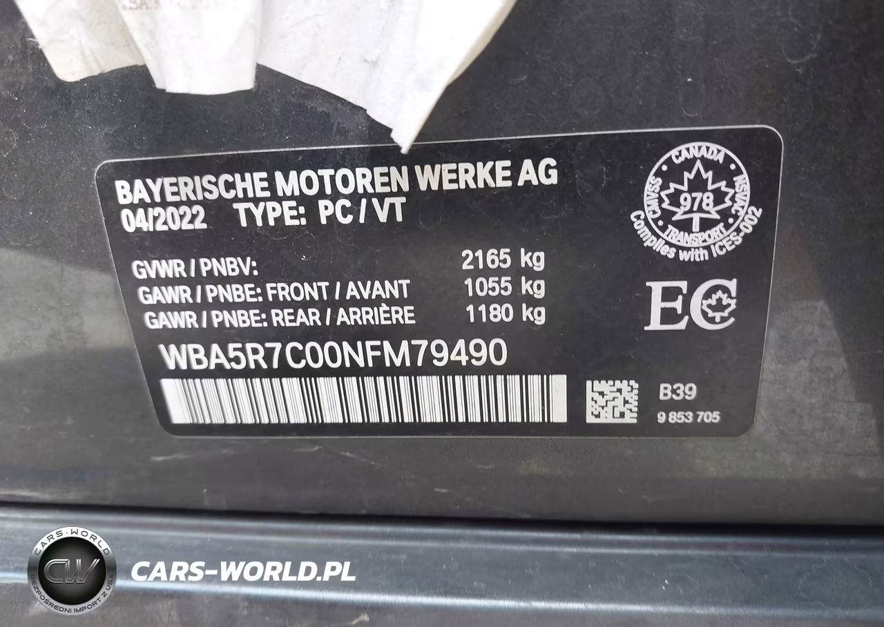 2022 BMW 330I xDrive VIN:WBA5R7C00NFM79490 - 9