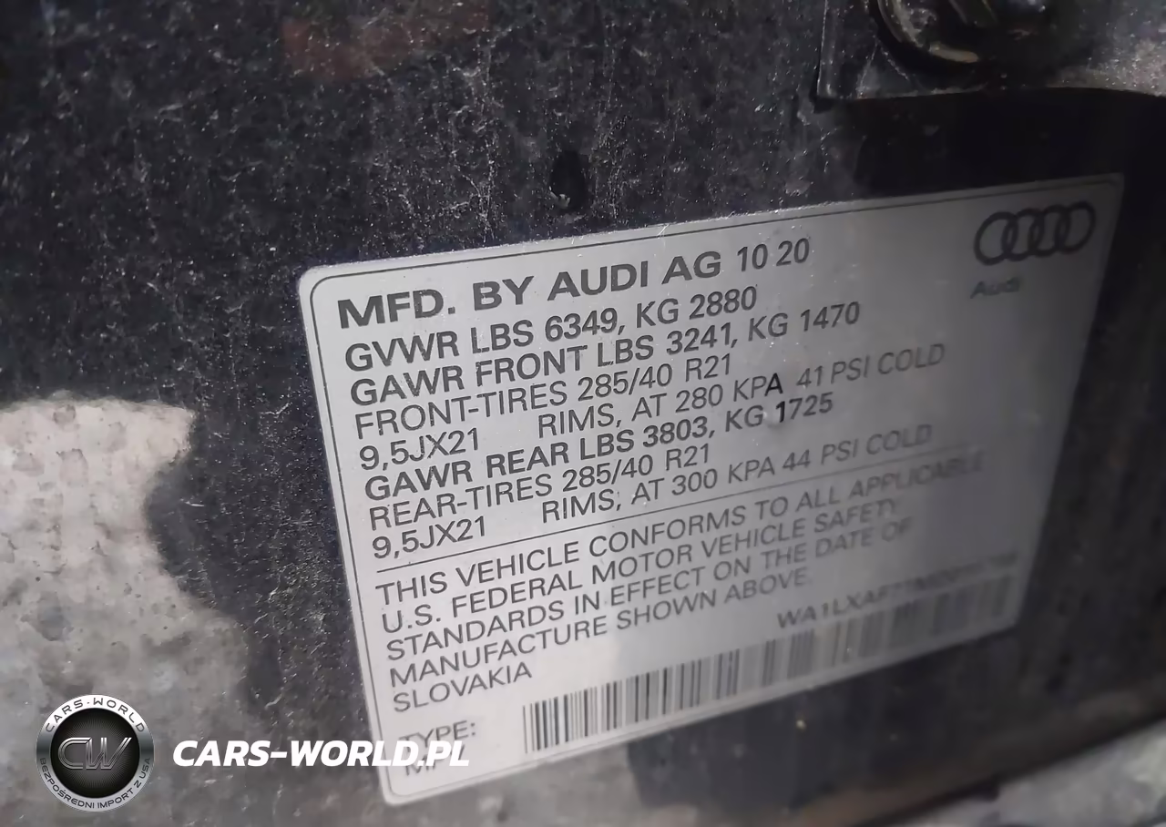 2021 Audi Q7 Premium Plus 55 Tfsi Quattro Tiptronic VIN:WA1LXAF77MD016708 - 9
