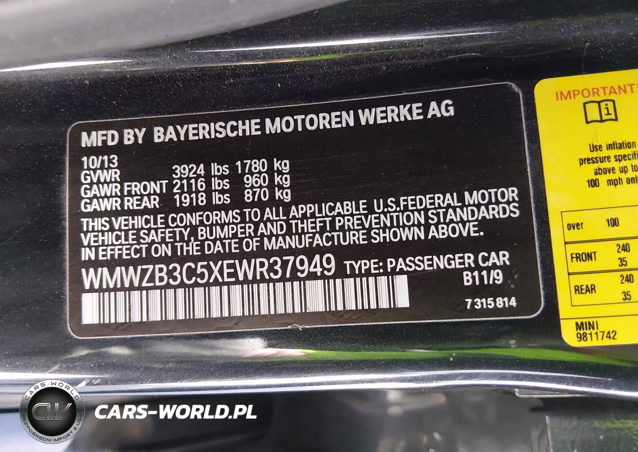2014 Mini Cooper Countryman Cooper (M6) VIN:WMWZB3C5XEWR37949 - 9