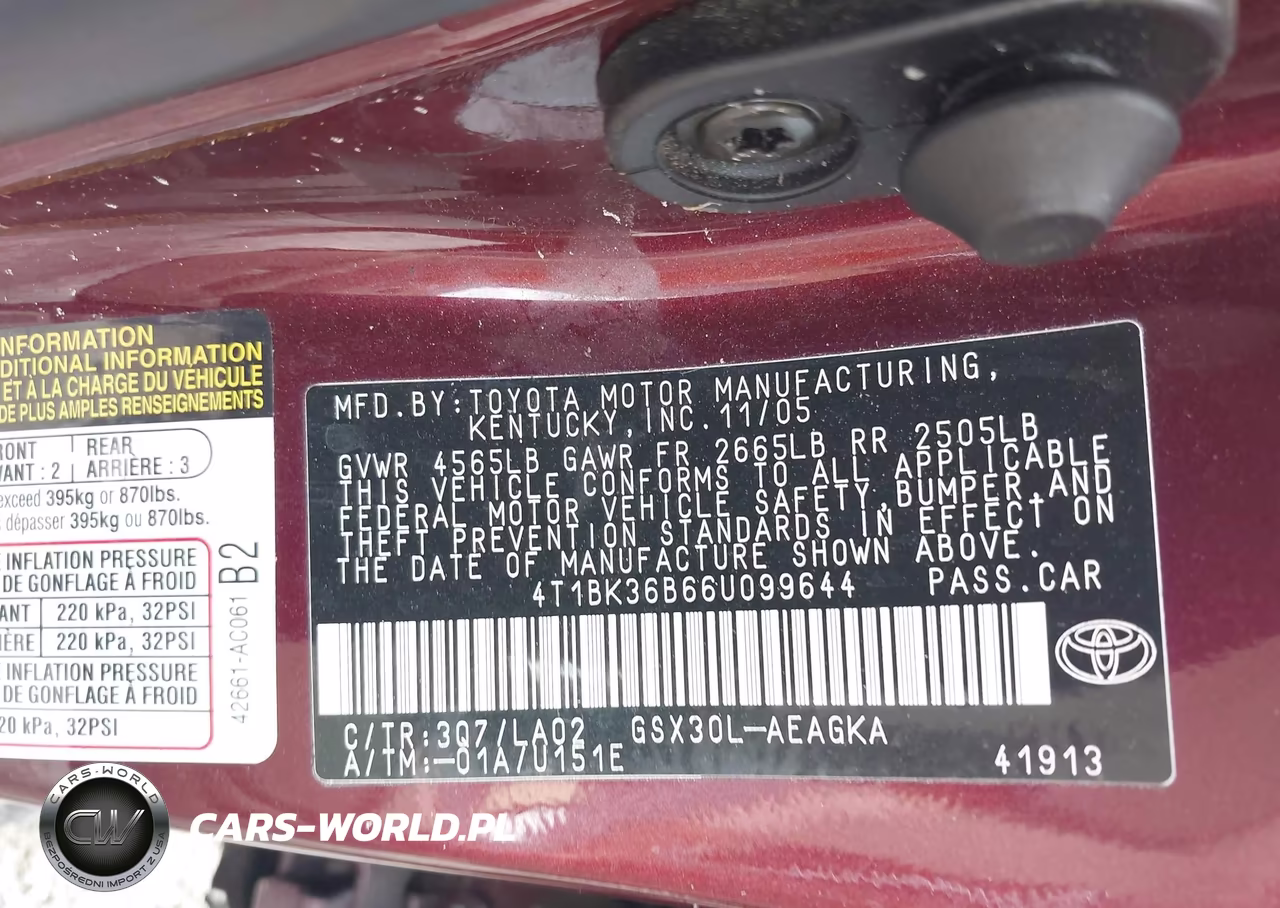 2006 Toyota Avalon Xls VIN:4T1BK36B66U099644 - 9