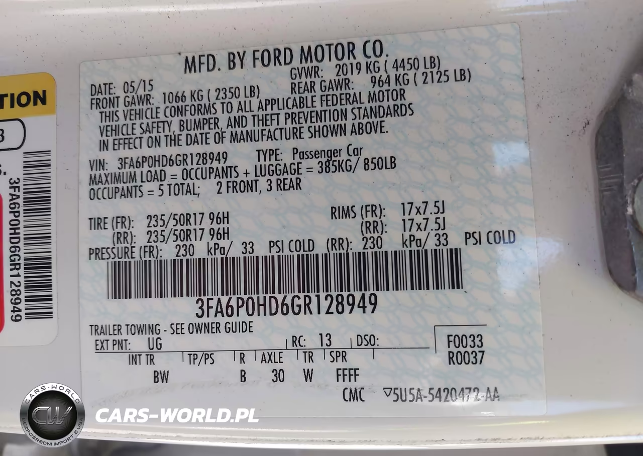 2016 Ford Fusion Se VIN:3FA6P0HD6GR128949 - 9