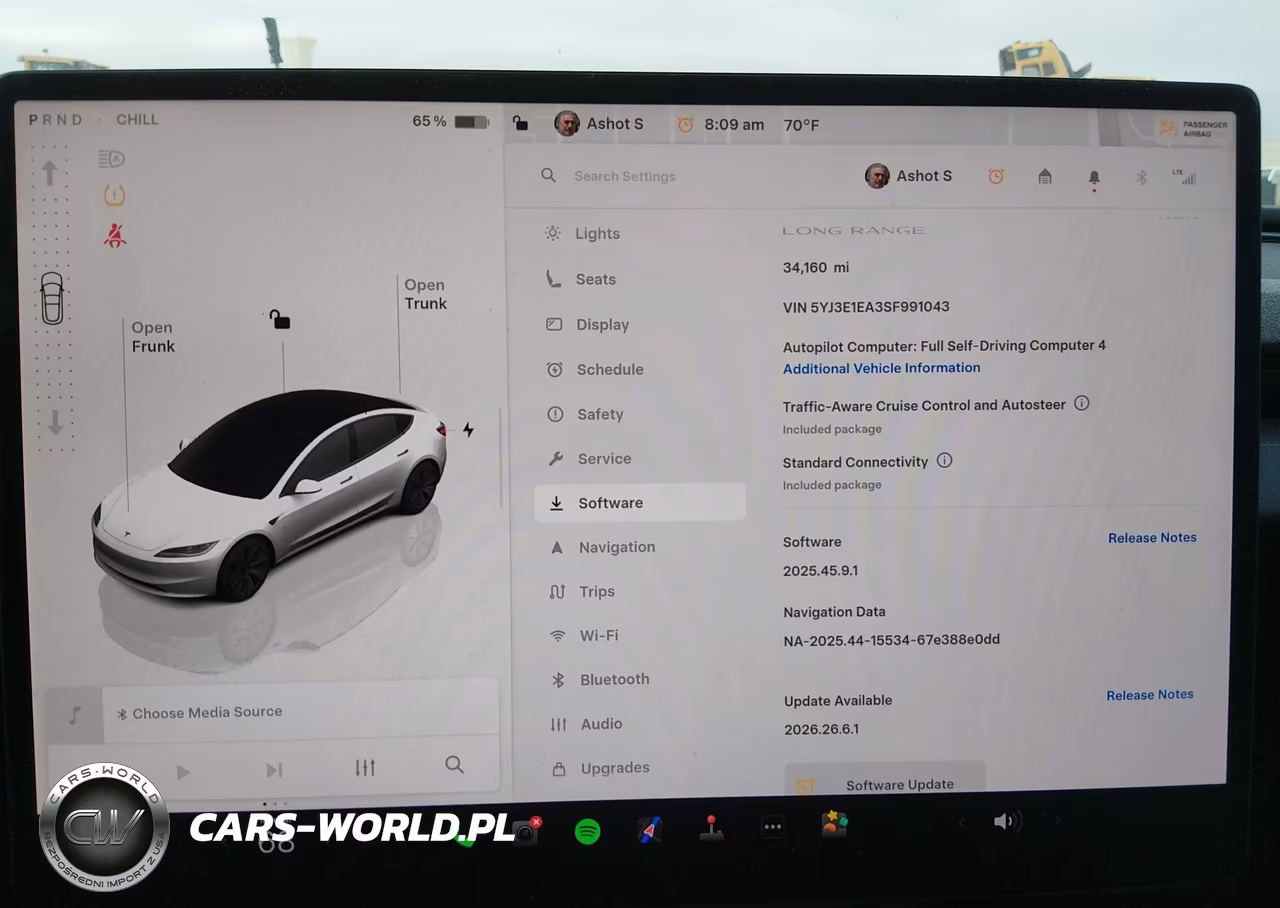 2025 Tesla Model 3 Long Range Rear-Wheel Drive-Standard Rear-Wheel Drive VIN:5YJ3E1EA3SF991043 - 7