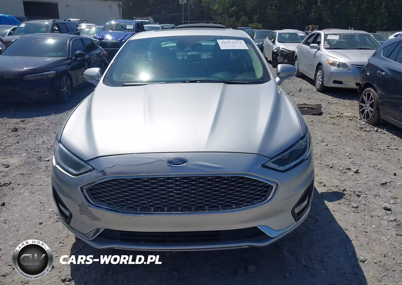 2019 Ford Fusion Titanium VIN:3FA6P0D97KR182450 - 12