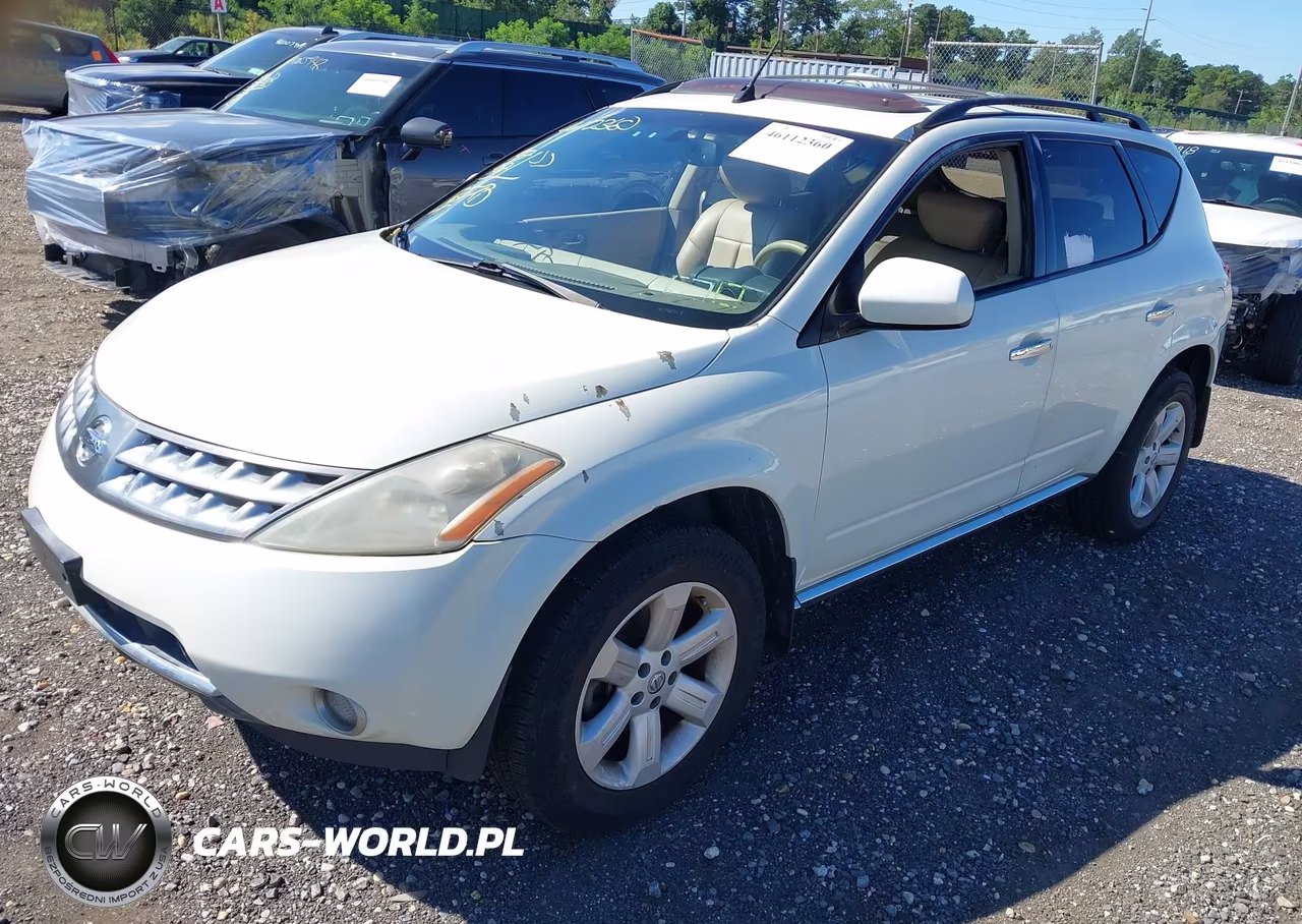 2006 Nissan Murano Sl VIN:JN8AZ08W46W544174 - 2