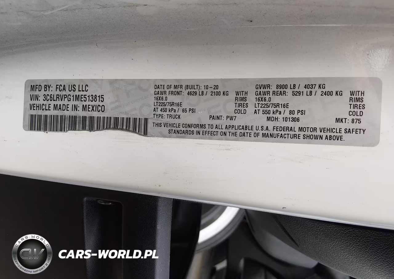 2021 Ram Promaster 2500 Window Van High Roof 159 Wb VIN:3C6LRVPG1ME513815 - 9