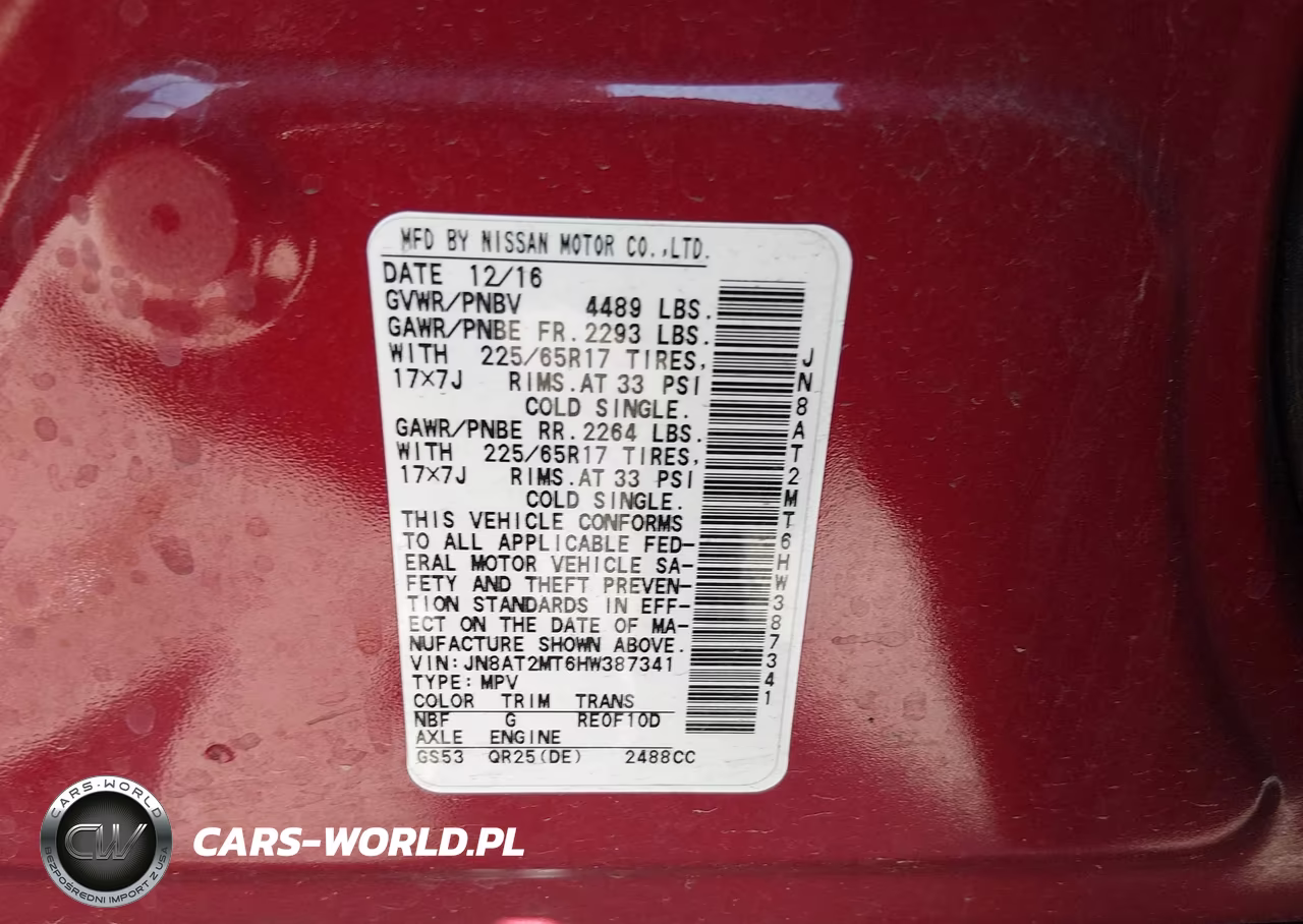 2017 Nissan Rogue S VIN:JN8AT2MT6HW387341 - 9